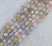 Natural Stone Faceted Satellite Beads Strands Price For 5 Strands