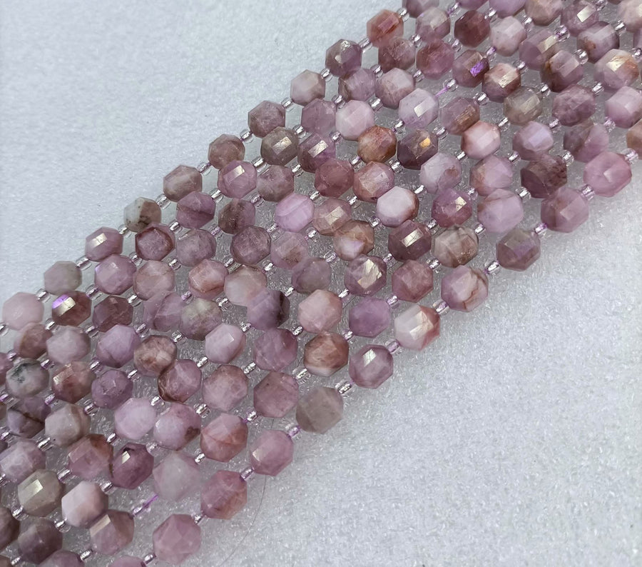 Natural Stone Faceted Satellite Beads Strands Price For 5 Strands