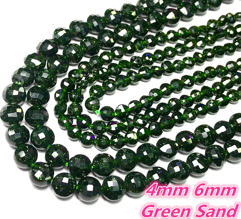 4 MM Natural Stone Faceted Coin Strands Price For 5 Strands