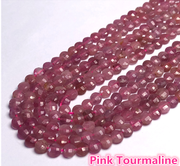 4 MM Natural Stone Faceted Coin Strands Price For 5 Strands