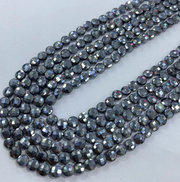 4 MM Natural Stone Faceted Coin Strands Price For 5 Strands