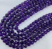 4 MM Natural Stone Faceted Coin Strands Price For 5 Strands