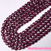 4 MM Natural Stone Faceted Coin Strands Price For 5 Strands