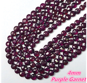 4 MM Natural Stone Faceted Coin Strands Price For 5 Strands