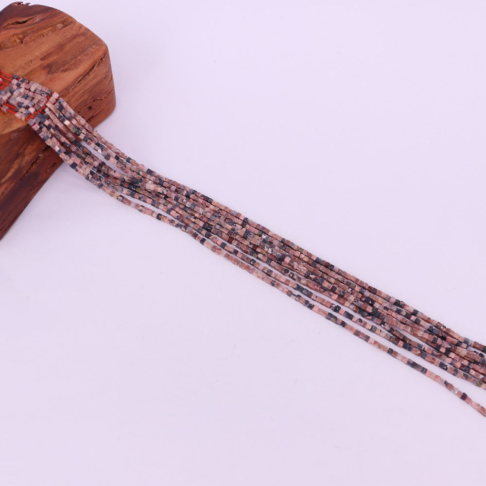 2X2X2 MM  Cubic  Square Narutal Stone Strand For Jewelry DIY Material Loos Beads: price for per 5 strands