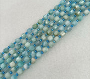 Natural Stone Faceted Satellite Beads Strands Price For 5 Strands