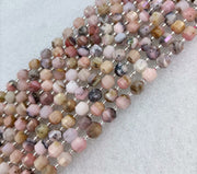 Natural Stone Faceted Satellite Beads Strands Price For 5 Strands
