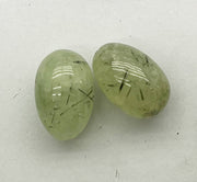 Natural Stone Egg Shape  Pendants