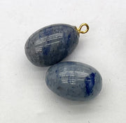 Natural Stone Egg Shape  Pendants