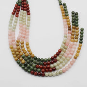 Regular Gemstone 6mm 8mm 10mm HeTian Jade Beads Jewelry Design Fitting Accessories Price For 5 Strands