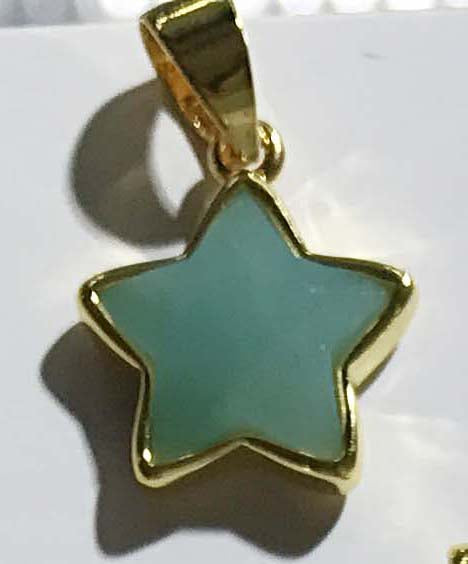 Pendants And Connectors Of Natural Blue Amazonite Price For 10 PCS
