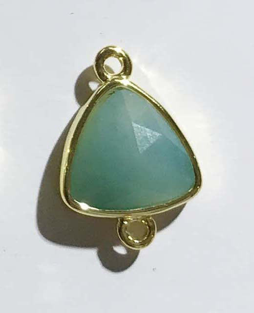 Pendants And Connectors Of Natural Blue Amazonite Price For 10 PCS