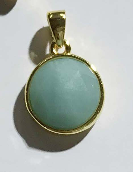 Pendants And Connectors Of Natural Blue Amazonite Price For 10 PCS
