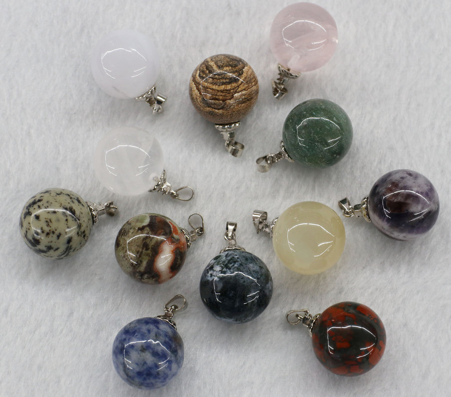 Pendant Of Natural Stone Price For 10 PCS