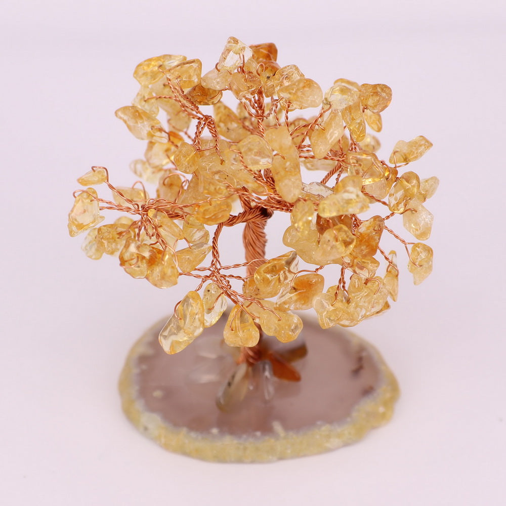 Lucky Tree  Craft  Gemstone Hand Made House Decoration