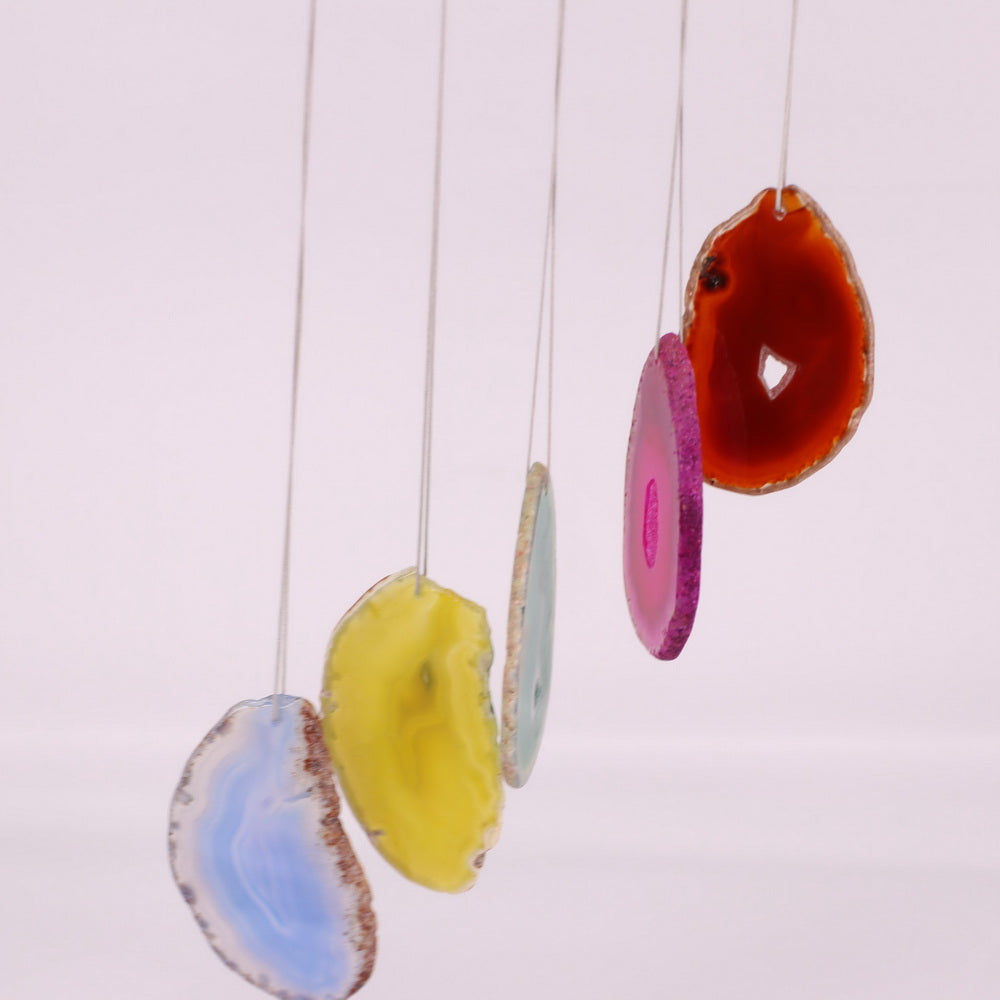 Aeolian Bell Door Bell  Colorful Agate bell House Decoration