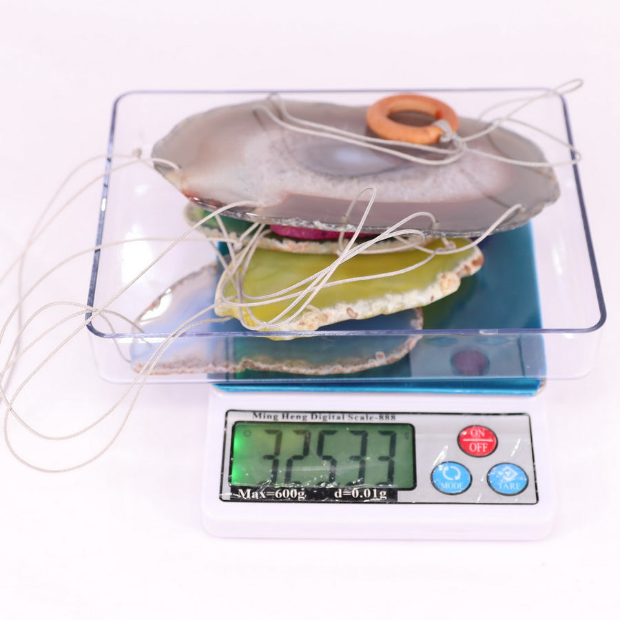 Äolische Glocke Türklingel Bunte Achatglocke Hausdekoration