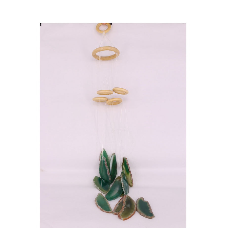 Äolische Glocke Five Circle Style Türklingel Bunte Achatglocke Hausdekoration