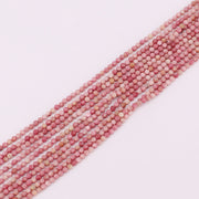 3 MM Round Natural Stone Beads Faceted For Jewelry Design Material Earring Necklace Bracelet Choker Bohemian Style Price For 5 Strands