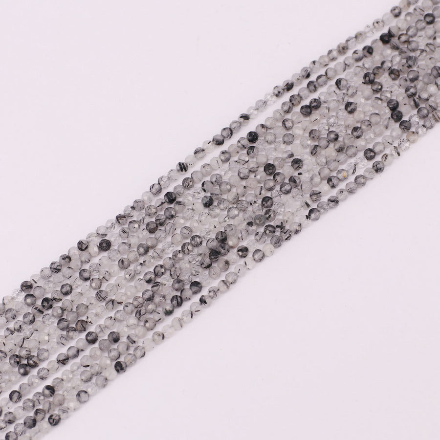 3 MM Round Natural Stone Beads Faceted For Jewelry Design Material Earring Necklace Bracelet Choker Bohemian Style Price For 5 Strands