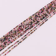 3 MM Round Natural Stone Beads Faceted For Jewelry Design Material Earring Necklace Bracelet Choker Bohemian Style Price For 5 Strands