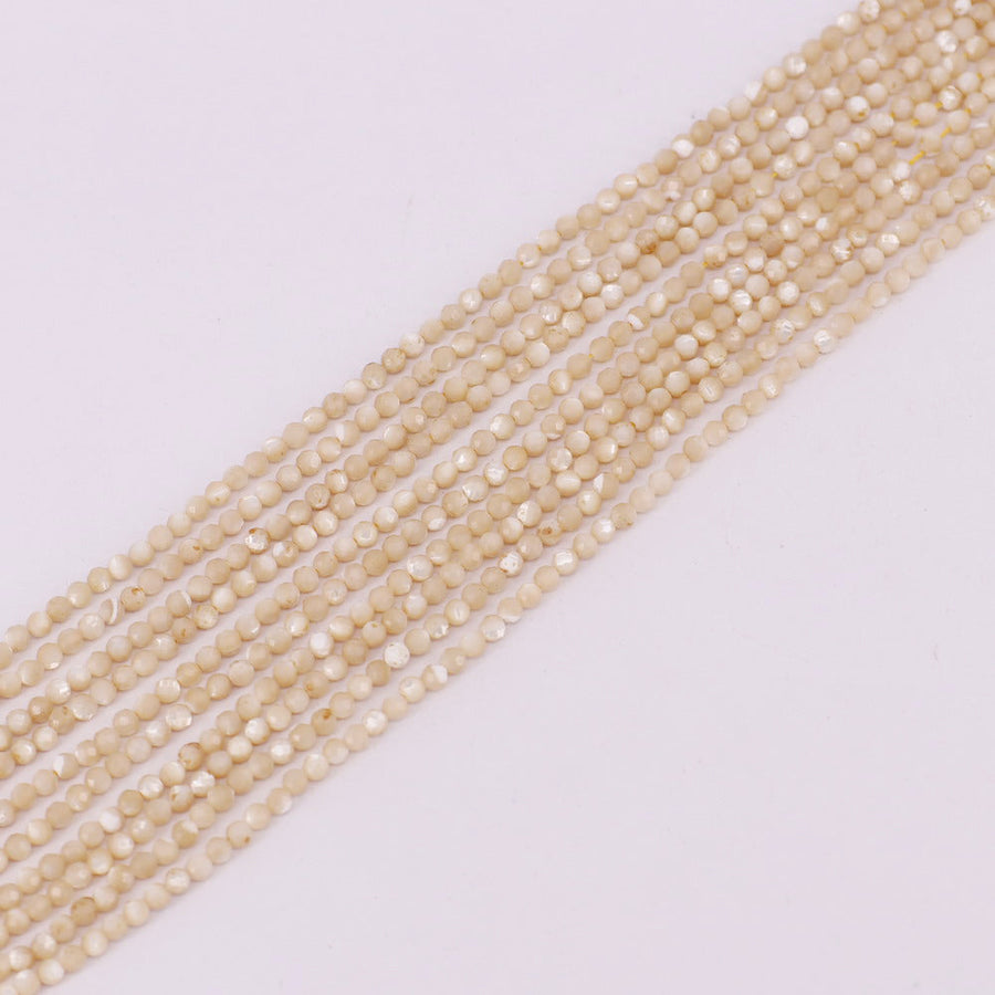 3 MM Round Natural Stone Beads Faceted For Jewelry Design Material Earring Necklace Bracelet Choker Bohemian Style Price For 5 Strands