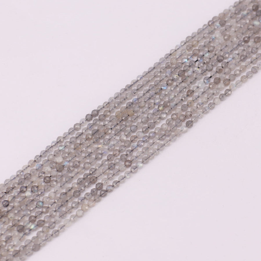 3 MM Round Natural Stone Beads Faceted For Jewelry Design Material Earring Necklace Bracelet Choker Bohemian Style Price For 5 Strands