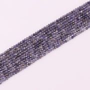 3 MM Round Natural Stone Beads Faceted For Jewelry Design Material Earring Necklace Bracelet Choker Bohemian Style Price For 5 Strands