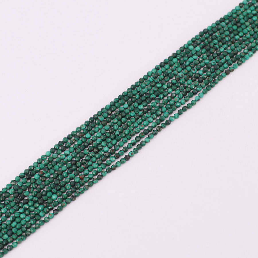 3 MM Round Natural Stone Beads Faceted For Jewelry Design Material Earring Necklace Bracelet Choker Bohemian Style Price For 5 Strands