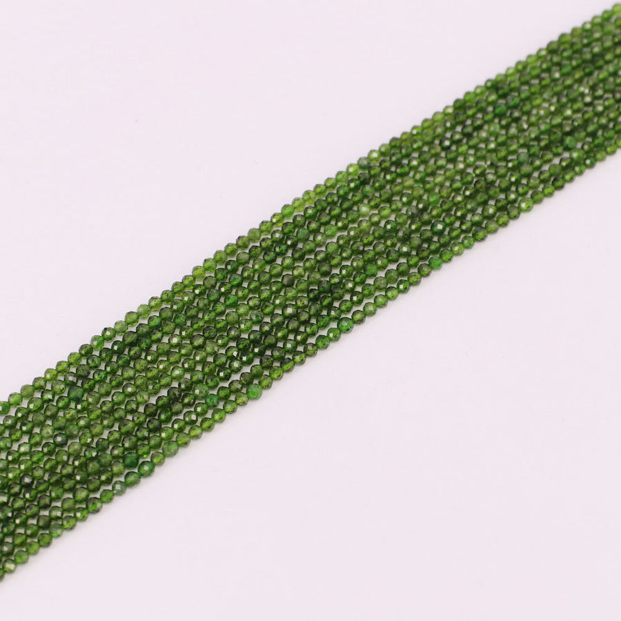 3 MM Round Natural Stone Beads Faceted For Jewelry Design Material Earring Necklace Bracelet Choker Bohemian Style Price For 5 Strands