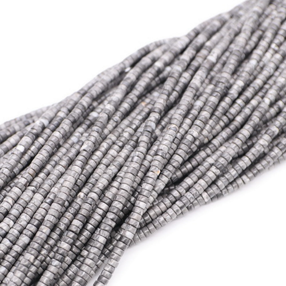 2*4MM Heishi  Vehicle Wheel Beads Gemstone for jewelry DIY Material Loose Beads: price for per 5 strands