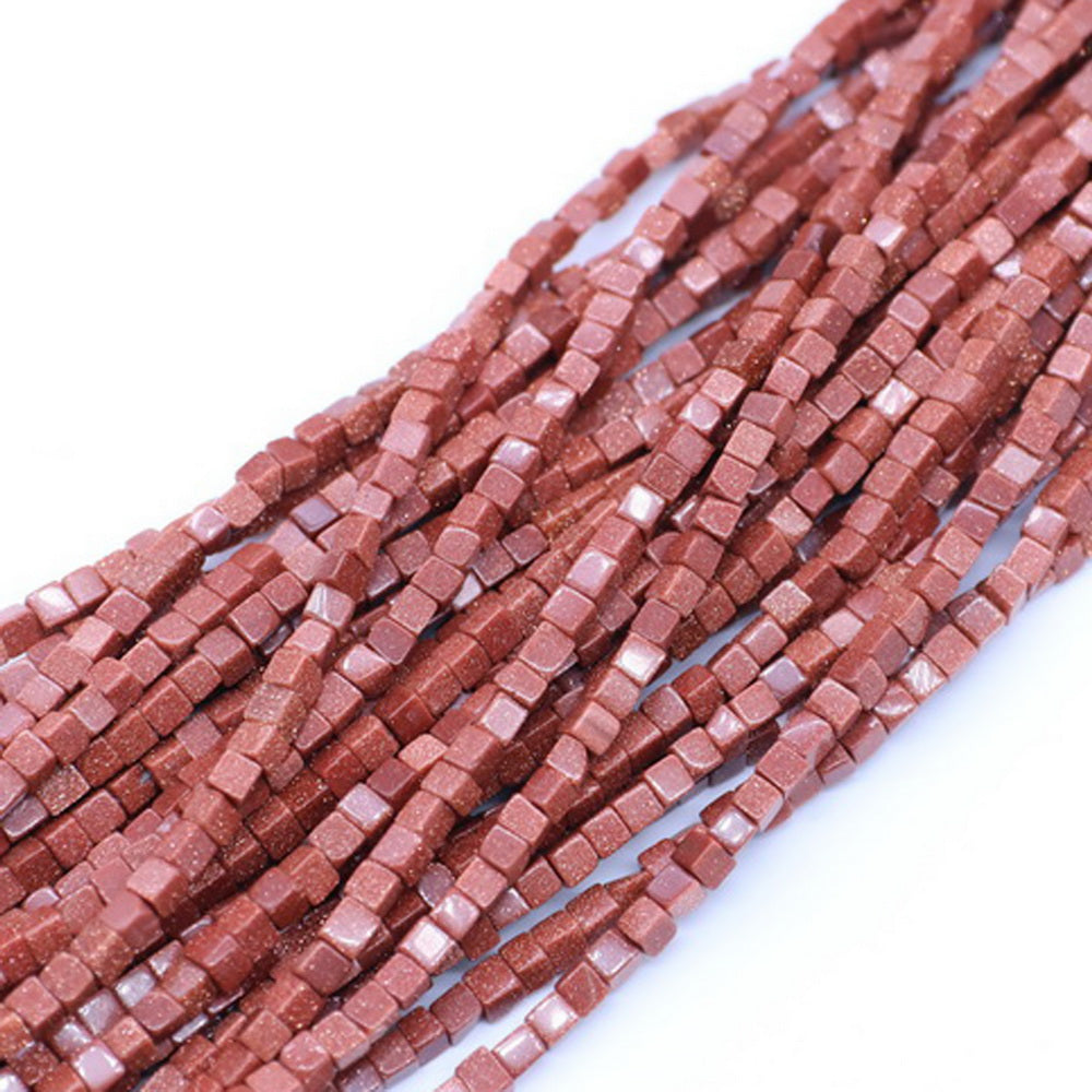 4X4X4 MM  Cubic  Square Narutal Stone Strand For Jewelry DIY Material Loos Beads: price for per 5 strands