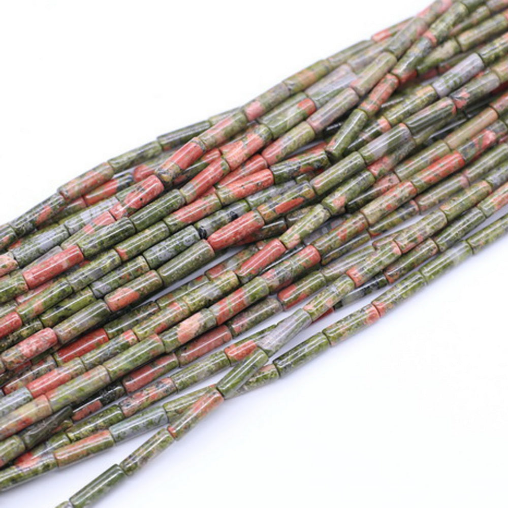 4X13 MM Cylinder Column Roud Tube  Natural Stone Jewelry Making Material DIY Design Loose Beads: price for per 5 strands