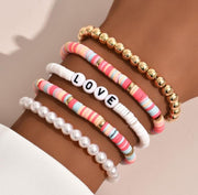 Fantasy Summer Style Polymer Bracelet Price For 5 pcs