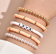 Fantasy Summer Style Polymer Bracelet Price For 5 pcs