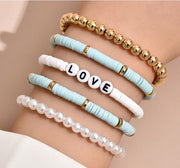 Fantasy Summer Style Polymer Bracelet Price For 5 pcs