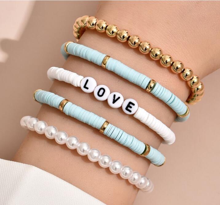 Fantasy Summer Style Polymer Bracelet Price For 5 pcs