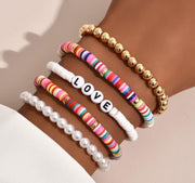 Fantasy Summer Style Polymer Bracelet Price For 5 pcs