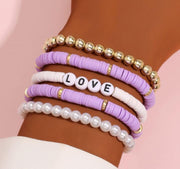 Fantasy Summer Style Polymer Bracelet Price For 5 pcs