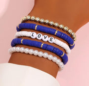 Fantasy Summer Style Polymer Bracelet Price For 5 pcs