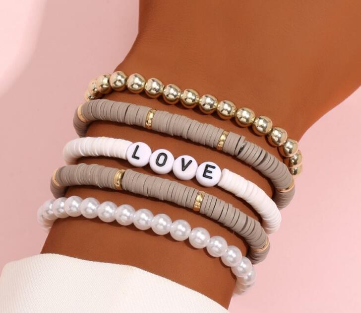 Fantasy Summer Style Polymer Bracelet Price For 5 pcs
