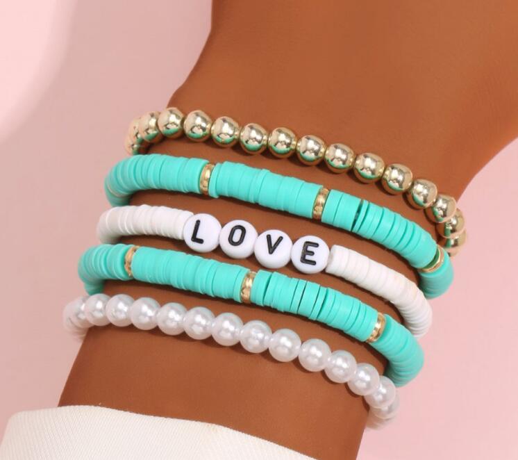 Fantasy Summer Style Polymer Bracelet Price For 5 pcs