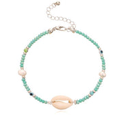 Mehrfarbiger Bohemia Fußkettchen Preis für 5 Stück