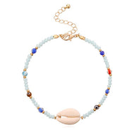 Mehrfarbiger Bohemia Fußkettchen Preis für 5 Stück