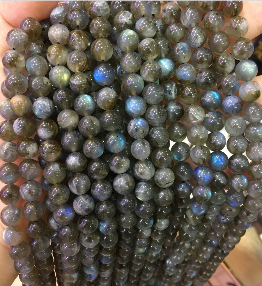 Natursteinperlen aus Labradorit