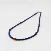 Vintage Style 2.5mm Lapis  Necklace