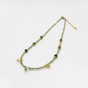 2mm Faceted Zircon Classic Style Necklace