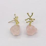 New Classic Original Irregular Natural Stone Earring
