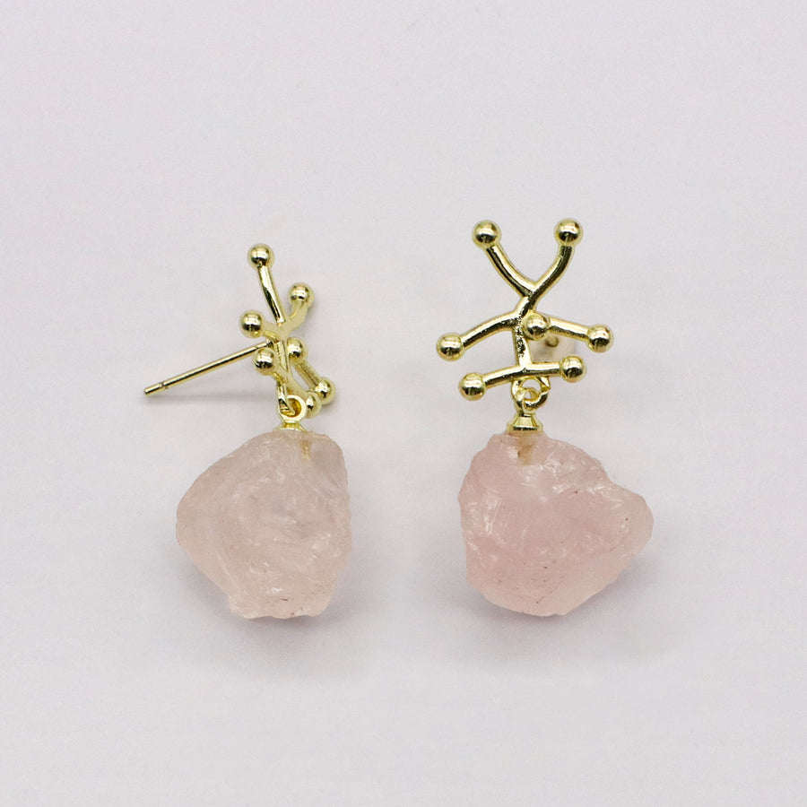 New Classic Original Irregular Natural Stone Earring