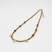 2mm Faceted Zircon Classic Style Necklace